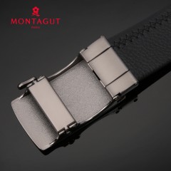 梦特娇 男士商务休闲皮带自动扣简约时尚青年腰带裤带110021A