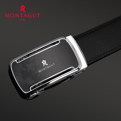 梦特娇 男士皮带青年商务休闲自动扣腰带男简约裤带秋冬新款