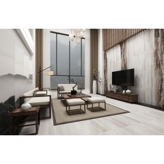 诺贝尔 瓷砖背景墙木化石静沙 600*1200 XY618003