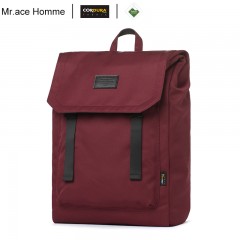 Mr.ace Homme 双肩包女韩版大容量中学生书包简约电脑背包15寸旅行