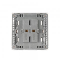 施耐德 电源插座 双联二极面板86型 暗装家用墙壁四孔插座 睿意白