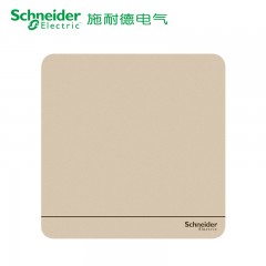施耐德  一位单开单联单控 开关面板16A 绎尚金
