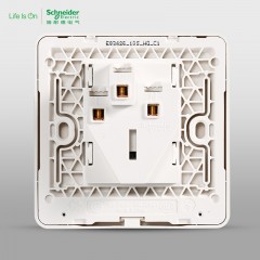施耐德 三孔插座 空调电源 插座面板 16A 绎尚金