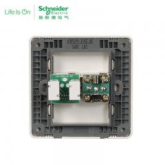 施耐德 电气 电视电脑插座 家用信息电视面板 墙壁弱电 睿意金色