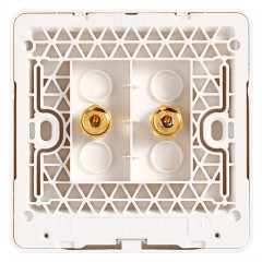 施耐德 开关插座10A绎尚镜瓷白家用墙壁电源单联音响插座面板