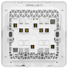 施耐德 四位四联四开单控开关面板16A 绎尚薄暮金