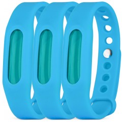 绿之源 可调节硅胶驱蚊手环扣3支装成人婴儿童孕妇宝宝户外防蚊圈