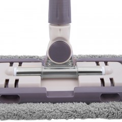 绿之源 不锈钢底板平板拖把木地板瓷砖家用推平板地拖布夹毛巾吸水