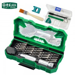 老A 合金钢手柄精密螺丝刀组套 S2钢套装 LA613130