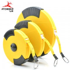 飞鹿 20米/30米/50米 玻璃纤维卷尺 皮尺 拉尺 盒尺 进口尺带