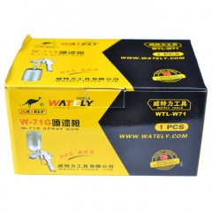 Wately/威特力 油漆喷枪 1.5mm风动喷枪 上壶式气动喷漆枪 气动喷枪  W-71G