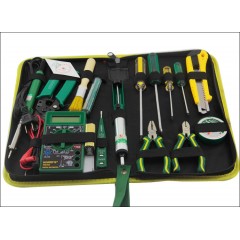 Wynn's/威力狮 17件网络维修工具包组套 帆布包 网络工具组套 W017B