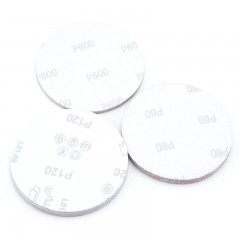 国产 80mm砂纸磨片 3寸植绒砂纸片  3吋自粘砂纸片 打磨片 拉绒磨片