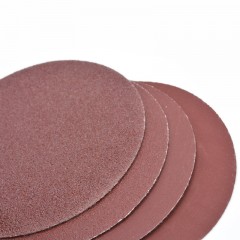 国产 100mm砂纸磨片 4吋自粘砂纸片 打磨片 拉绒磨片 4寸植绒砂纸片