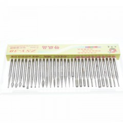 战神鹰 金刚石磨头 30支装 3mm柄磨针 30pcs钻石磨棒 合金磨头