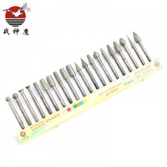 战神鹰 6mm柄套装金刚石磨头20支 6mm柄磨针 20pcs钻石磨棒