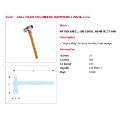 FACOM 工程锤 FACOM 202H.1/2 202H1P1/2