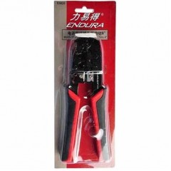 力易得 电话网线两用网络钳子 压接钳8寸 E5825