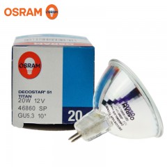 欧司朗 灯泡46860WFL 12V 20W 36°10°照明射灯筒灯灯杯卤素灯