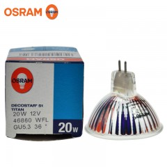欧司朗 灯泡46860WFL 12V 20W 36°10°照明射灯筒灯灯杯卤素灯