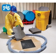 NewPig/纽匹格 防溢推车PIG®通用型溢漏应急套装KIT244 吸附棉套装