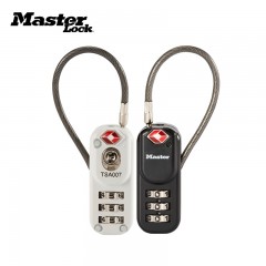 玛斯特 出国旅行tsa钢丝密码锁海关锁行李箱拉杆箱皮箱包挂锁 4674MCND
