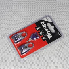 玛斯特 彩色融合箱包钥匙挂锁 2把装 4630MCNTAST