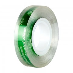 北极熊 透明文具胶带小卷芯绿满版简易包PP-212批发 12mm*33M*12R