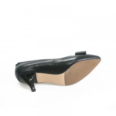 九州缘 女正装春夏秋季商务皮鞋尖头小高跟鞋防护鞋劳保鞋100起订