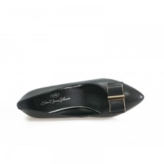 九州缘 女正装春夏秋季商务皮鞋尖头小高跟鞋防护鞋劳保鞋100起订