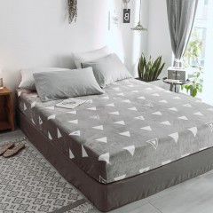 兰花情 法兰绒床笠单件席梦思保护套1.8m床单双人冬