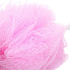 宜洁 加大可爱彩色海绵沐浴球打泡泡大浴花不散浴擦清洁澡巾