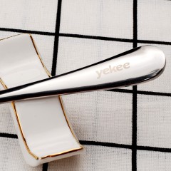 宜洁 家用不锈钢汤勺中号圆勺子韩式饭勺厨房餐具喝稀饭粥勺子汤匙