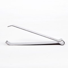 宜洁 致优不锈钢钳 拔毛钳剔骨镊鱼刺夹拔毛夹鱼骨夹猪毛夹拔毛镊