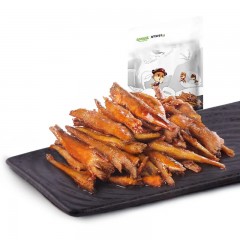 三只松鼠 香辣味小鱼小鱼仔100g 即食小鱼干开胃下饭菜麻辣小鱼仔