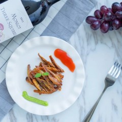 三只松鼠 香辣味小鱼小鱼仔100g 即食小鱼干开胃下饭菜麻辣小鱼仔