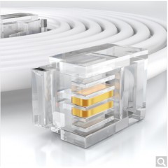 山泽 M50B-2C M100B-2C C28BWG-2C  2芯单股纯铜电话线