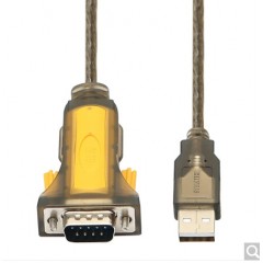 山泽 USB2.0转RS232九针串口连接转换线DB9转接线 1.5米  HK-200