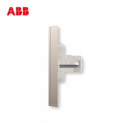 ABB 开关插座 轩致无框 朝霞金色 一位单电脑网络信息插座AF331-PG