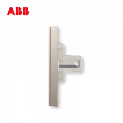 ABB 开关插座面板家用二位电脑插座网线网络接口轩致金色AF332-PG