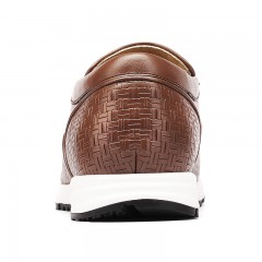 红蜻蜓 新款青年潮流运动休闲鞋一脚蹬 套脚皮鞋男