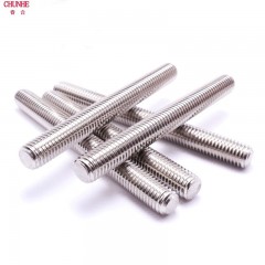 春和 M6 304不锈钢牙棒 全螺纹螺杆 牙条螺丝杆 通丝螺柱 *30-40-50-80