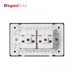罗格朗 二位118型10A五孔插座+16A三孔空调热水器大功率面板