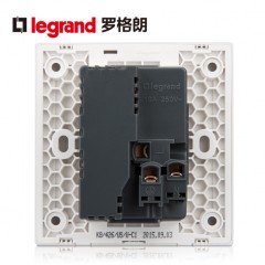罗格朗 五孔带USB插座面板家用电源86型逸景开关玫瑰金暗装5孔
