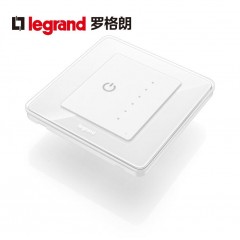 罗格朗 220V可调光开关面板触控无极灯光调节亮度调控开关 HEB34/2/3D-C2