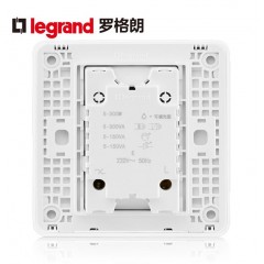 罗格朗 220V可调光开关面板触控无极灯光调节亮度调控开关 HEB34/2/3D-C2