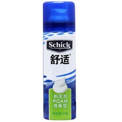 Schick/舒适  剃须泡沫50g微香型 旅行商务酒店便携小刮胡泡沫膏