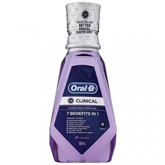 欧乐B 牙龈专护漱口水500ml两瓶 洁牙口气含氟无酒精漱液