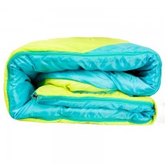 国产 睡袋户外 秋冬加厚保暖午休成人睡袋 防水带帽信封式露营睡袋 1.3