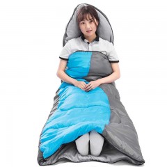 国产 信封式成人户外睡袋 四季春秋夏季露营加厚保暖超轻便携 室内午休